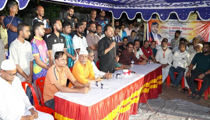 নিজস্ব জমি ক্রয় উপলক্ষে চতুর্বেদী সার্বজনীন মন্দিরে কীর্তন ও আনন্দ মহোৎসব