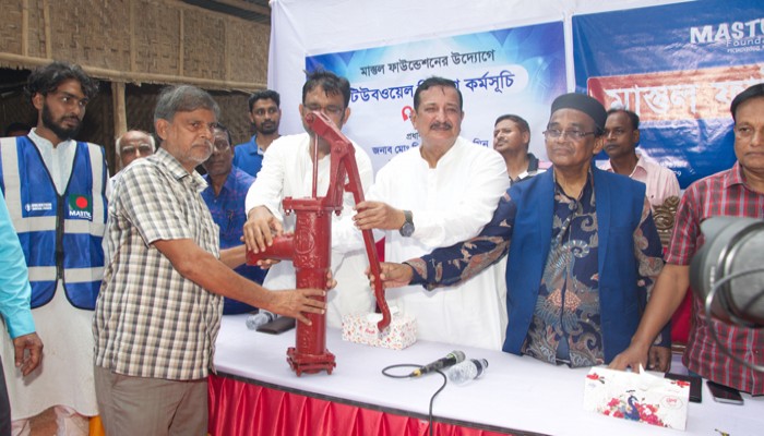 মানবতার সেবায় মাস্তুল ফাউন্ডেশনের প্রশংসা করলেন ভূমিমন্ত্রী