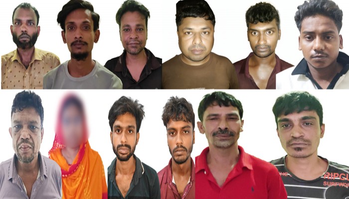 রাজশাহীতে মাদকবিরোধী অভিযানে গ্রেফতার-২৫