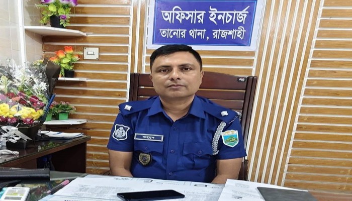 তানোর থানার নতুন ওসি মাহমুদুল হাসান