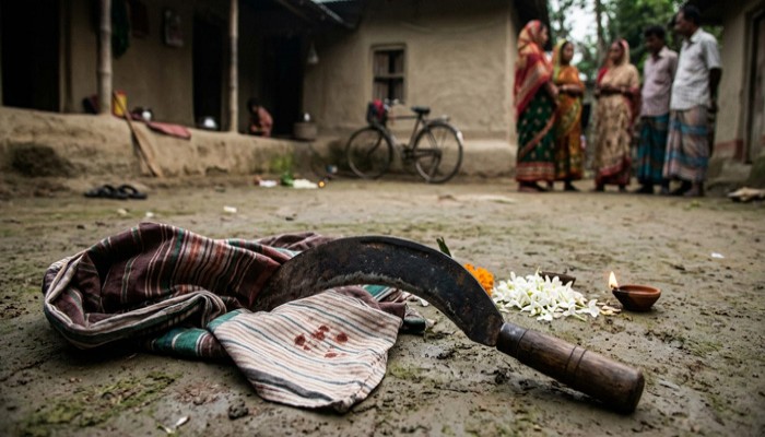 পবায় ভাতিজার হাসুয়ার কোপে চাচা নিহত