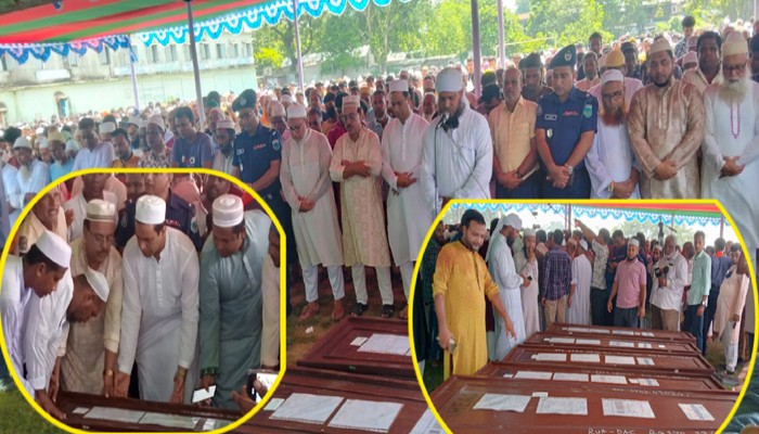 সৌদিতে অগ্নিকাণ্ডে নিহত আত্রাইয়ের ৭ প্রবাসীর জানাজা, স্বজনদের কাছে মরদেহ হস্তান্তর