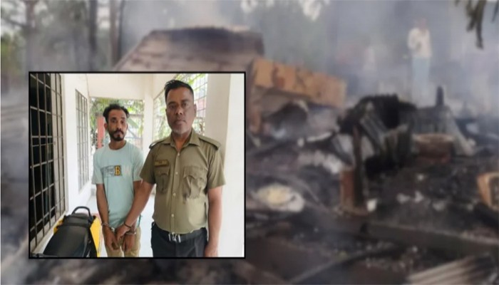 নেশা করে নিজের ঘরেই আগুন দিল যুবক