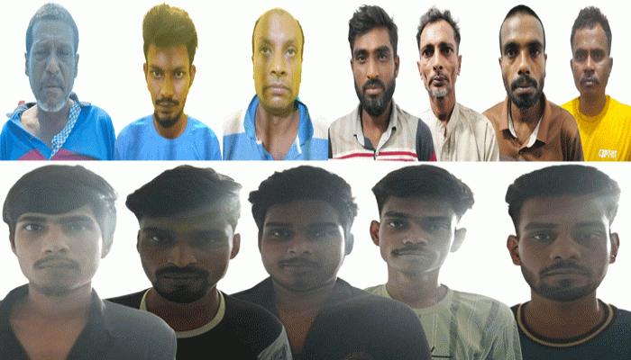 রাজশাহী মহানগরীতে চোলাইমদ, ইয়াবা ও ট্যাপেন্টাডল ট্যাবলেট সহ ১২জন মাদক কারবারী গ্রেপ্তার