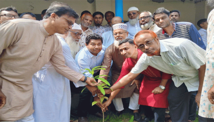 সিংড়ায় বিলদহর উচ্চ বিদ্যালয়ে "ওয়ান চাইল্ড, ওয়ান ট্রি" কর্মসূচির বৃক্ষরোপণ অনুষ্ঠিত