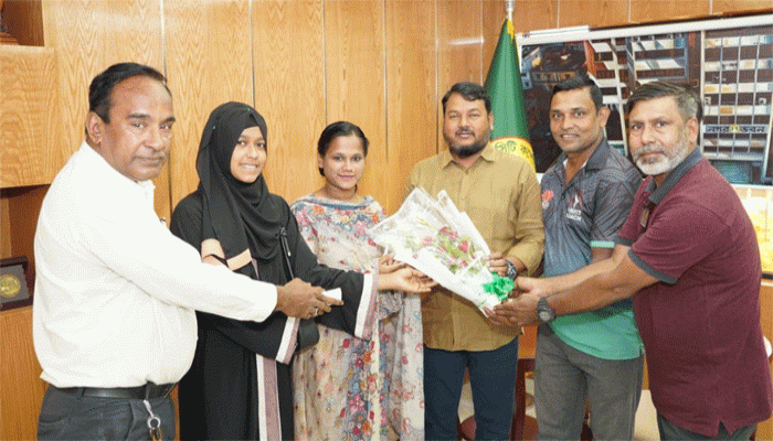 রাসিক প্রশাসকের সঙ্গে রাজশাহী বিভাগীয় কারাতে রেফারি কমিশনের সদস্যবৃন্দের সৌজন্য সাক্ষাৎ