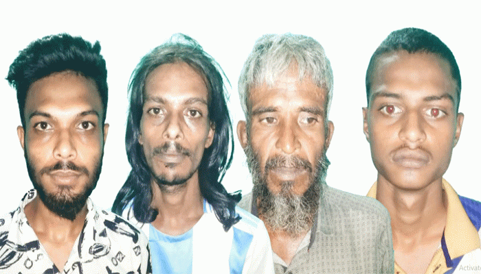 রাজশাহী মহানগরীতে ৪ মাদকসেবী গ্রেপ্তার