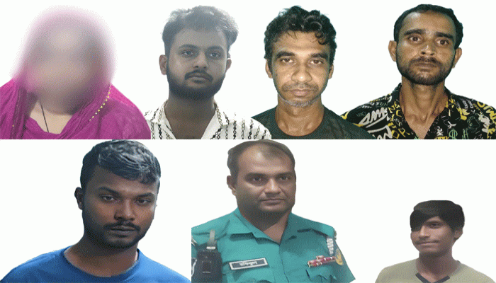 রাজশাহীতে মাদকবিরোধী অভিযানে গ্রেপ্তার ৫