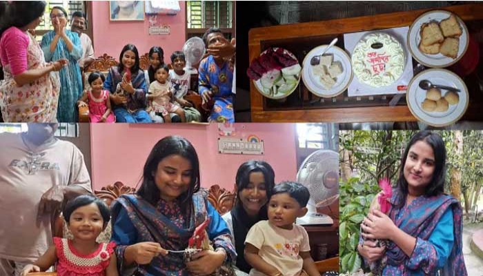 পুঠিয়ায় পুকুরে ফেলে দেওয়া ডিম থেকে জন্ম, মোরগ ‘চুচু’র প্রথম জন্মদিন উদ্‌যাপন