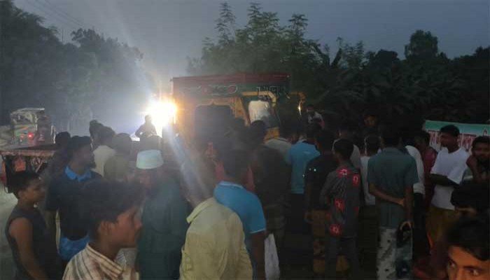 সিংড়ায় ভুটভুটির সঙ্গে সংঘর্ষে  মোটরসাইকেল আরোহী নিহত