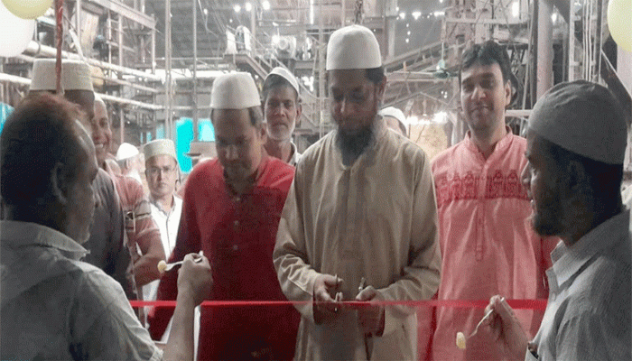 নর্থ বেঙ্গল সুগার মিলে ৯৪তম আখ মাড়াই মৌসুমের বয়লারে স্লো-ফায়ারিং উদ্বোধন