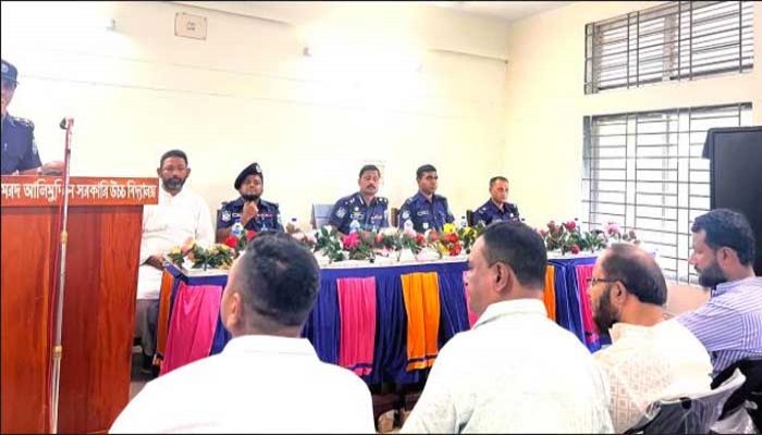 নেকমরদে বিট পুলিশিং কার্যালয়ের উদ্বোধন করলেন-জেলা পুলিশ সুপার বেলাল হোসেন