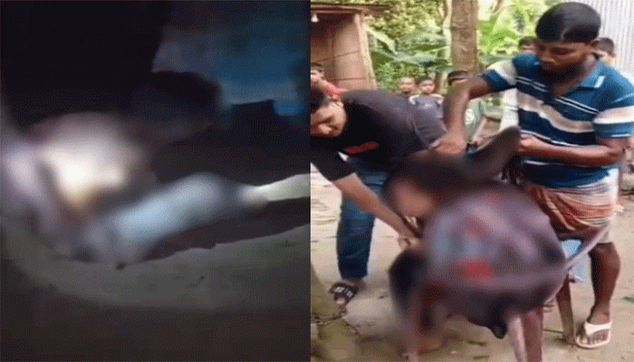 পরকীয়ার অভিযোগে প্রবাসীর স্ত্রী ও যুবককে অমানবিক নির্যাতন, ভিডিও ভাইরাল