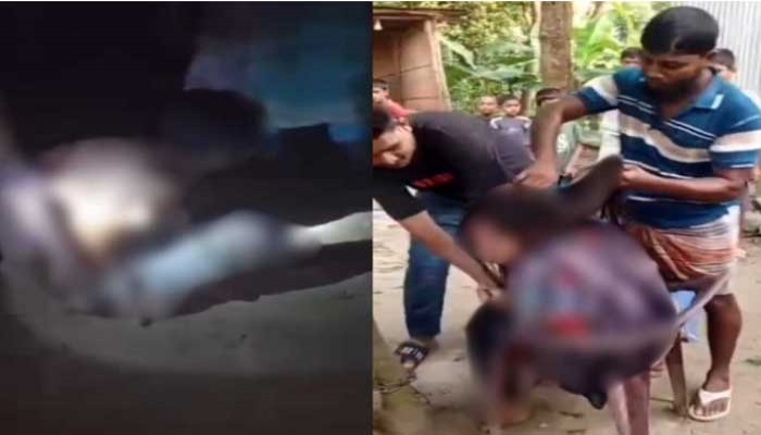 ফরিদপুরে পরকীয়ার অভিযোগে প্রবাসীর স্ত্রী ও যুবককে অমানবিক নির্যাতন, ভিডিও ভাইরাল