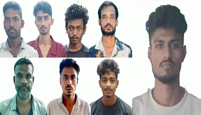 রাজশাহীতে জুয়াড়ি ও মাদক কারবারী সহ গ্রেপ্তার ৮