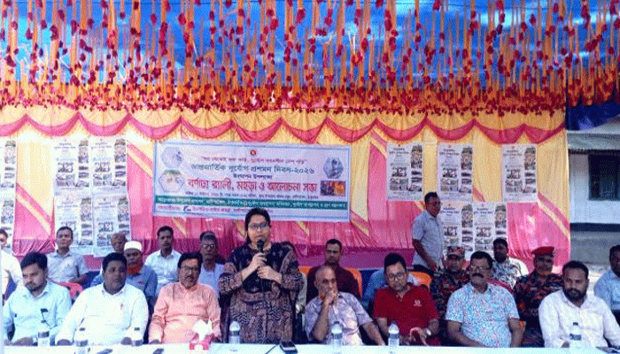 ঘর থেকেই দুর্যোগ মোকাবিলার প্রস্তুতি:রাণীশংকৈলে র‍্যালি,মহড়া ও আলোচনা সভা