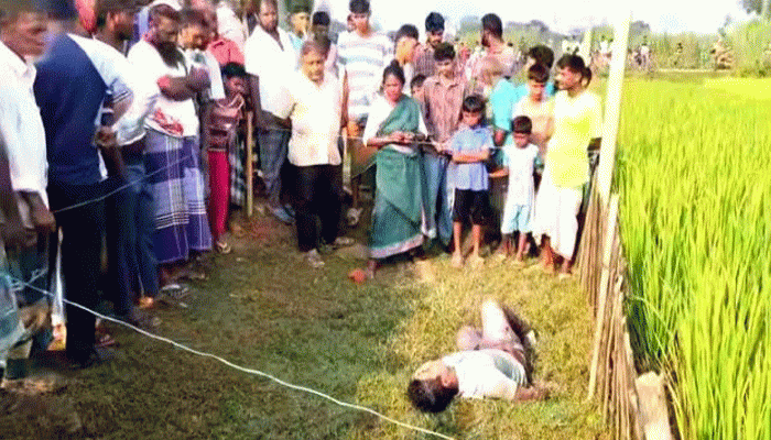 রাণীশংকৈলে আলী ইটভাটা সংলগ্ন ধানক্ষেতের পাশ থেকে যুবকের মরদেহ উদ্ধার