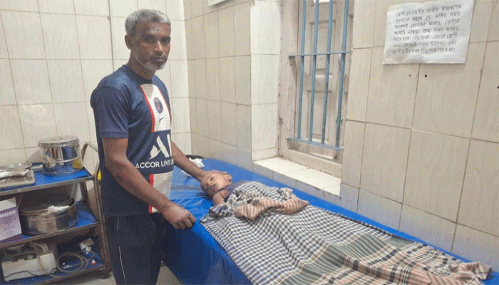 মোহনপুরে পুকুরের পানিতে ডুবে ২ বছরের শিশু আলিফের  মৃত্যু