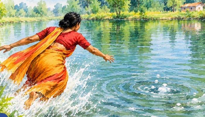 বুদ্‌বুদ দেখে পুকুরে ঝাপ দিলেন মা, পরে মিলল দুই বোনের মরদেহ