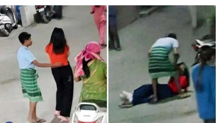 মহারাষ্ট্রের ব্যস্ত রাস্তায় তরুণীকে কোলে তুলে পালানোর চেষ্টা যুবকের