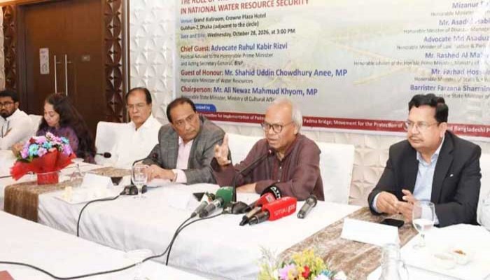 বর্ষার অতিরিক্ত পানি সংরক্ষণ করে পদ্মা-তিস্তায় প্রবাহ বাড়ানোর তাগিদ রিজভীর