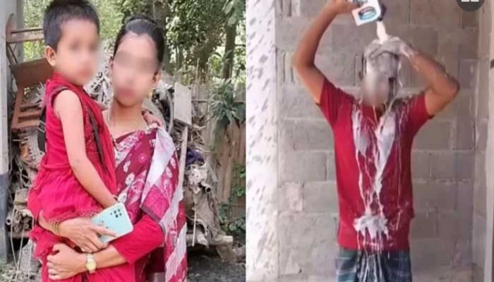 কন্যাশিশু রেখে হঠাৎ লাপাত্তা স্ত্রী, দুধ দিয়ে গোসল করলেন প্রবাসী স্বামী