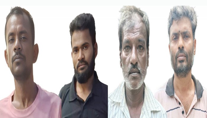 রাজশাহীতে চারজনের কারাদ- সহ গ্রেপ্তার ২৪